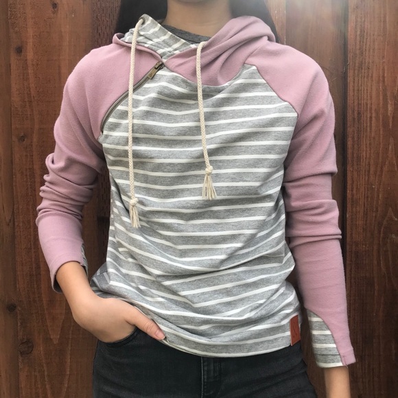 Mindy Mae’s Market Double-Hooded Sweatshirt - Picture 1 of 3
